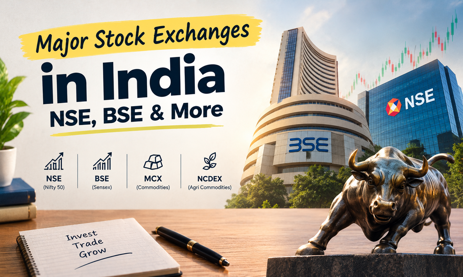 Major Stock Exchanges in India: NSE, BSE and Their Role in the Stock Market